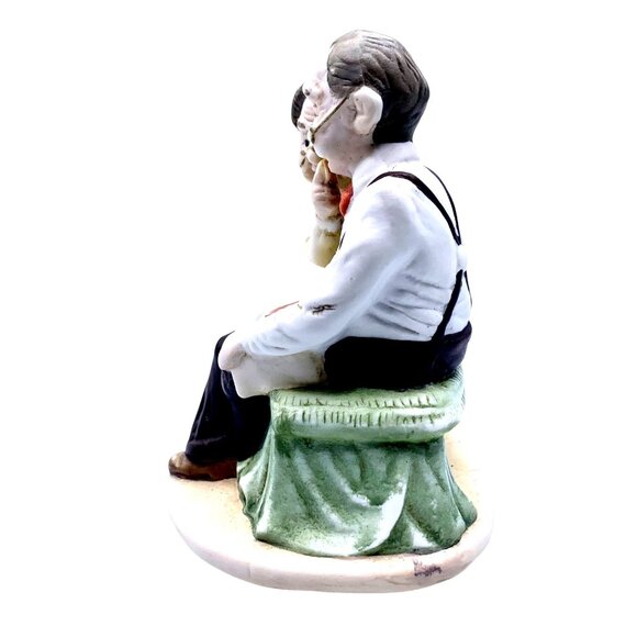 VTG Da Vinci Happy Marriage Grandma Shares Cookies Grandpa Growing Decor Figures - Picture 5 of 7